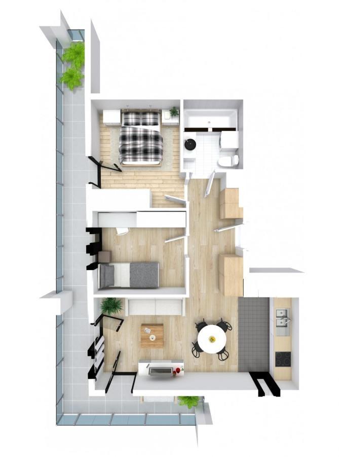Apartament Eveline Rzeszów Kültér fotó